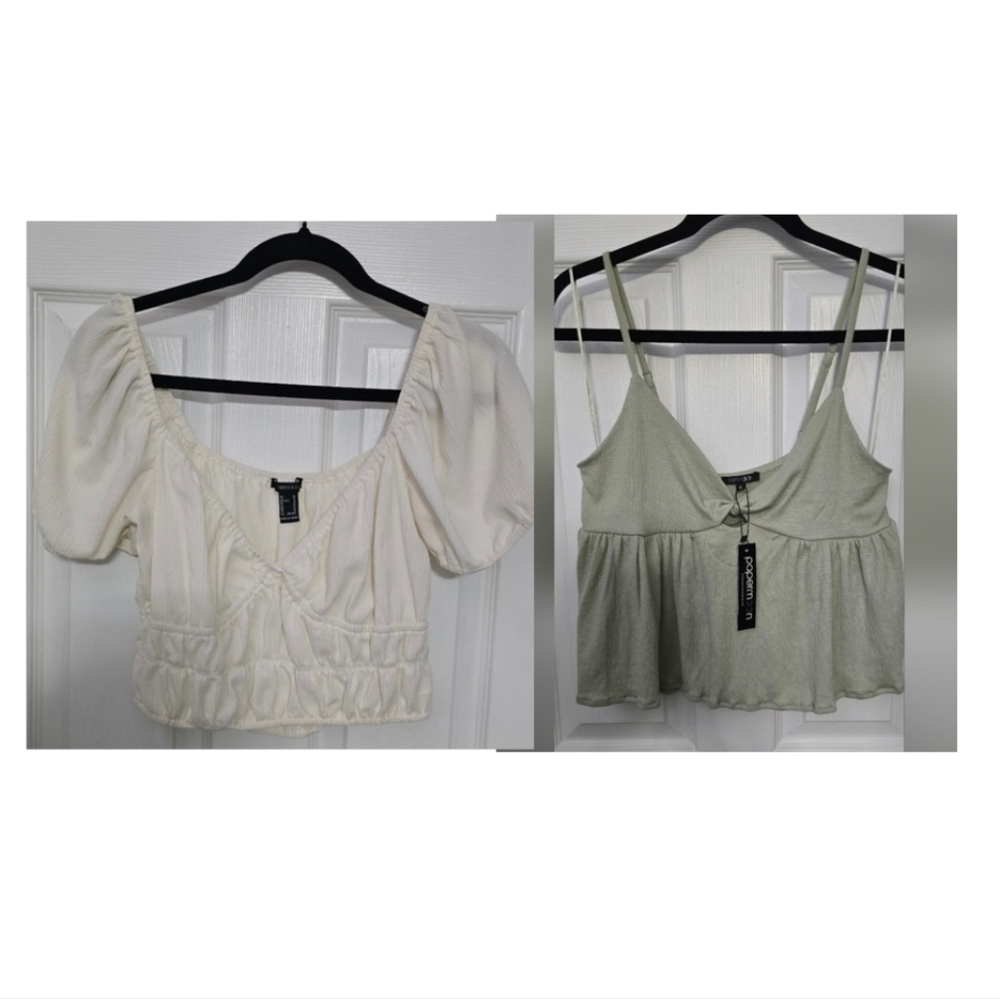 Papermoon Forever21 Crop Top & Spaghetti-strap Tank Bundle